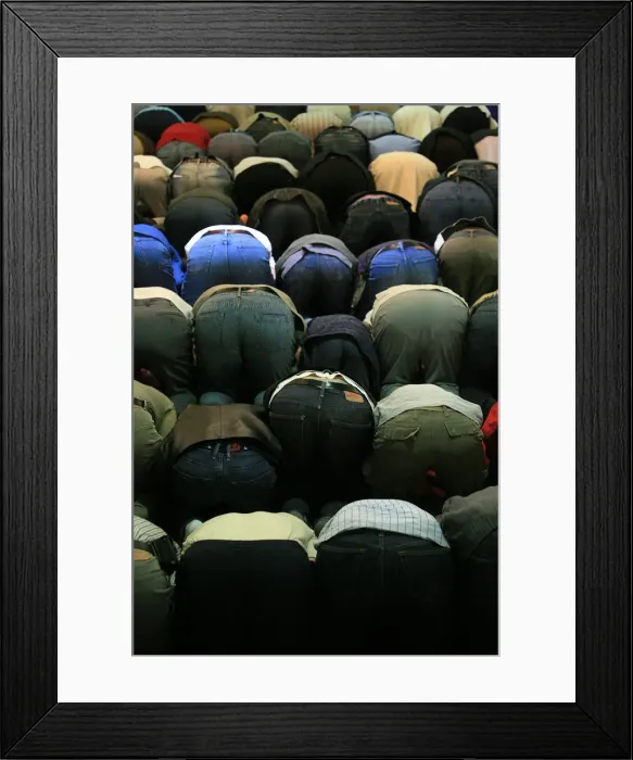 Framed Print : Friday prayers in Bordeaux mosque, Bordeaux, Gironde, France, Europe Framed Print : Friday prayers in Bordeaux mosque, Bordeaux, Gironde, France, Europe