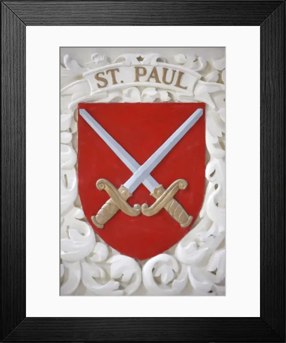 Framed Print : St. Pauls arms, Valletta, Malta, Europe Framed Print : St. Pauls arms, Valletta, Malta, Europe
