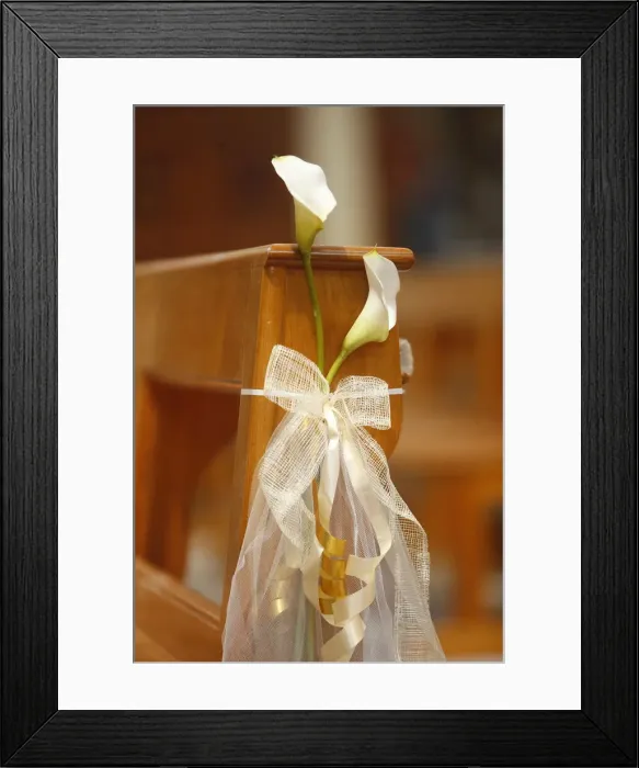 Framed Print : Wedding flower decoration, Xewkija, Malta, Europe Framed Print : Wedding flower decoration, Xewkija, Malta, Europe