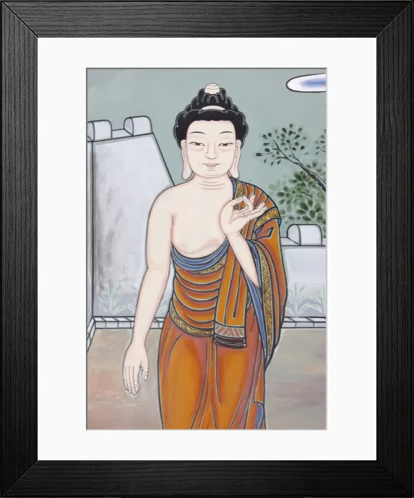 Framed Print : The Gesture of Debate explaining the Buddhas teachings (Vitaka Mudra) Framed Print : The Gesture of Debate explaining the Buddhas teachings (Vitaka Mudra)