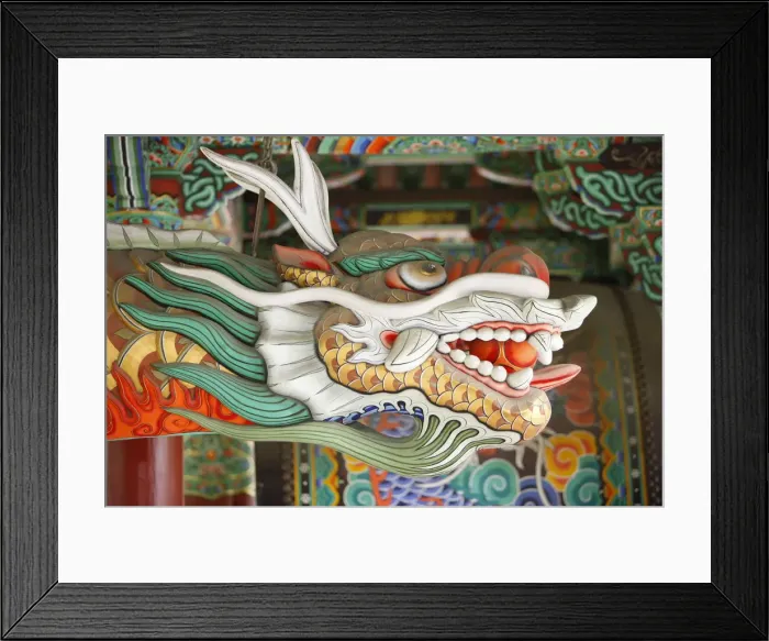 Framed Print : Wooden fish used for calling the congregation, Seoul, South Korea, Asia Framed Print : Wooden fish used for calling the congregation, Seoul, South Korea, Asia