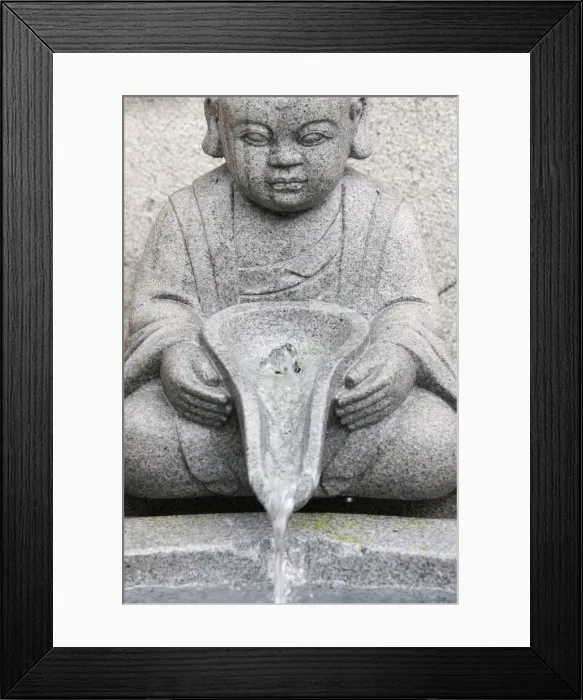 Framed Print : Buddhist fountain, Bongeunsa temple, Seoul, South Korea, Asia Framed Print : Buddhist fountain, Bongeunsa temple, Seoul, South Korea, Asia