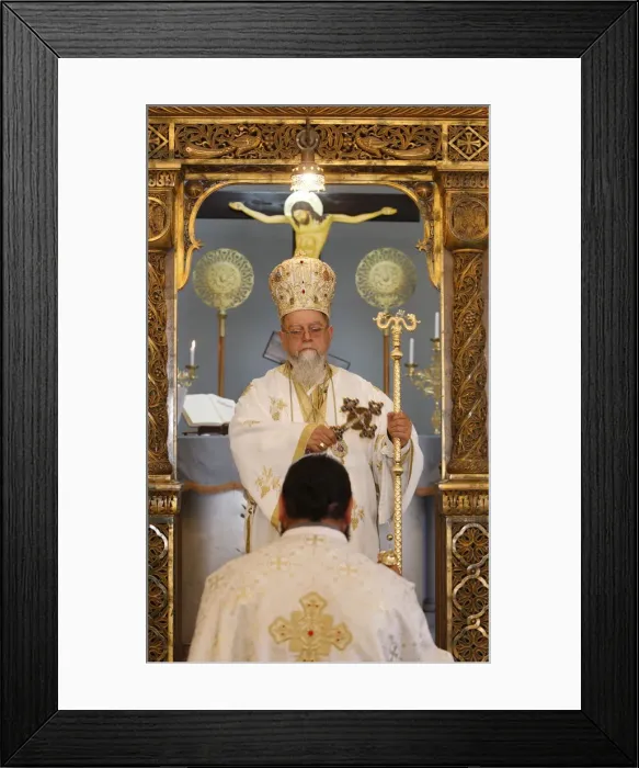 Framed Print : Sunday Mass celebrated by Bishop Elias Chacour, Haifa Melkite Cathedral, Haifa, Israel Framed Print : Sunday Mass celebrated by Bishop Elias Chacour, Haifa Melkite Cathedral, Haifa, Israel
