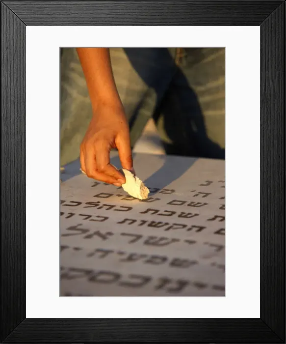 Framed Print : Boy placing stone on a grave in the Mount of Olives Jewish cemetery, Jerusalem, Israel Framed Print : Boy placing stone on a grave in the Mount of Olives Jewish cemetery, Jerusalem, Israel