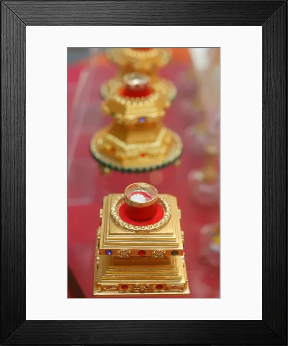 Framed Print : Buddhist ceremony, Buddhist relics, Paris, France, Europe Framed Print : Buddhist ceremony, Buddhist relics, Paris, France, Europe