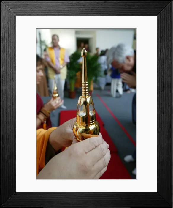 Framed Print : Buddhist ceremony, Buddhist relics, Paris, France, Europe Framed Print : Buddhist ceremony, Buddhist relics, Paris, France, Europe