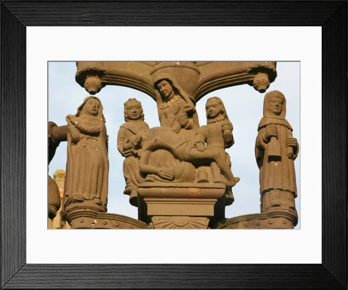 Framed Print : Calvary depicting the Life of Jesus, St. Thegonnec, Finistere, Brittany, France, Europe Framed Print : Calvary depicting the Life of Jesus, St. Thegonnec, Finistere, Brittany, France, Europe