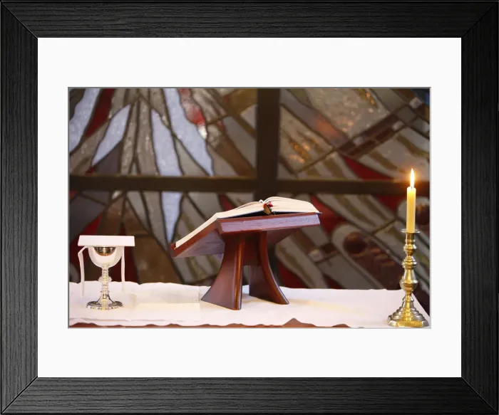 Framed Print : Eucharist, Chapel of the Holy Spirit, Anglican Church of St