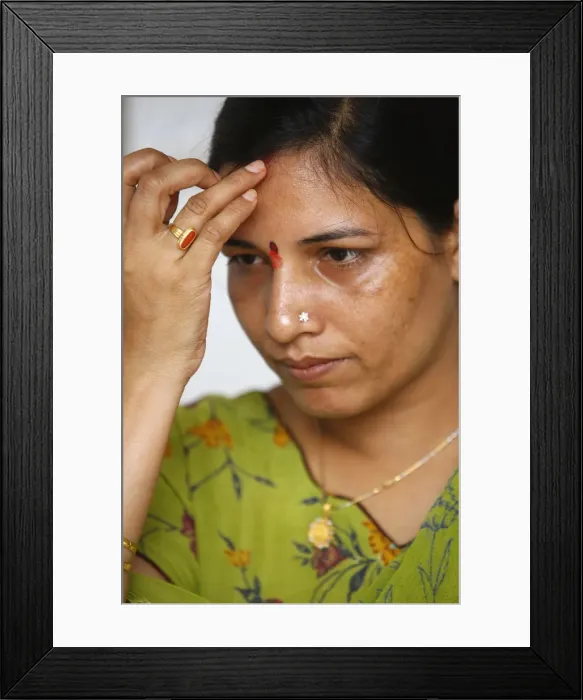 Framed Print : Sikh temple ritual of tilak, Dubai, United Arab Emirates, Middle East Framed Print : Sikh temple ritual of tilak, Dubai, United Arab Emirates, Middle East