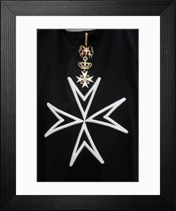 Framed Print : Order of Malta cross, Paris, France, Europe Framed Print : Order of Malta cross, Paris, France, Europe