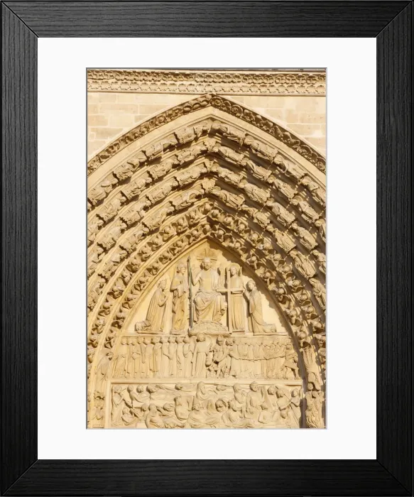 Framed Print : Last Judgment gate tympanum, west front, Notre Dame Cathedral, UNESCO World Heritage Site Framed Print : Last Judgment gate tympanum, west front, Notre Dame Cathedral, UNESCO World Heritage Site