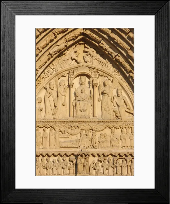 Framed Print : St. Annes gate, west front, Notre Dame Cathedral, UNESCO World Heritage Site, Paris Framed Print : St. Annes gate, west front, Notre Dame Cathedral, UNESCO World Heritage Site, Paris