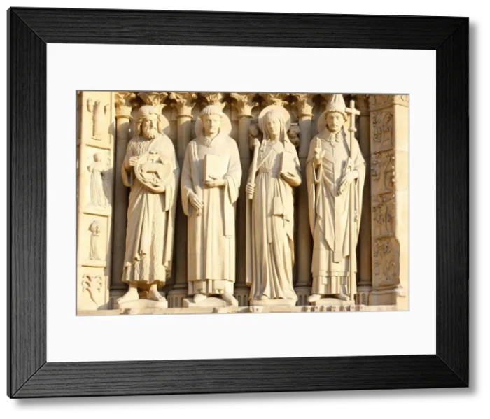 Framed Print : St. John the Baptist, St. -Etienne, Ste. Genevieve and Pope St Framed Print : St. John the Baptist, St. -Etienne, Ste. Genevieve and Pope St
