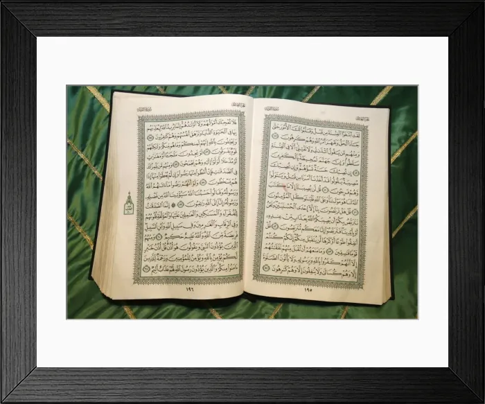 Framed Print : Koran in a Bektachi turbe, Tirana, Albania, Europe Framed Print : Koran in a Bektachi turbe, Tirana, Albania, Europe