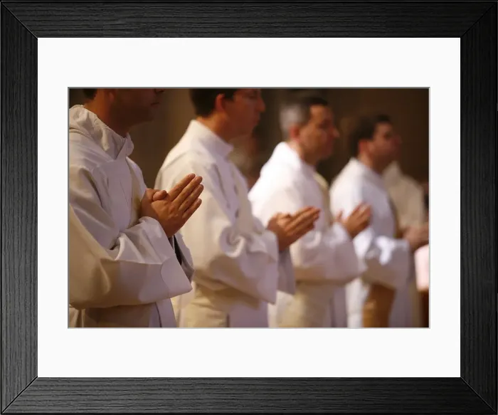 Framed Print : Priest Ordination Mass in Saint-Jean cathedral, Lyon, Rhone, France, Europe Framed Print : Priest Ordination Mass in Saint-Jean cathedral, Lyon, Rhone, France, Europe