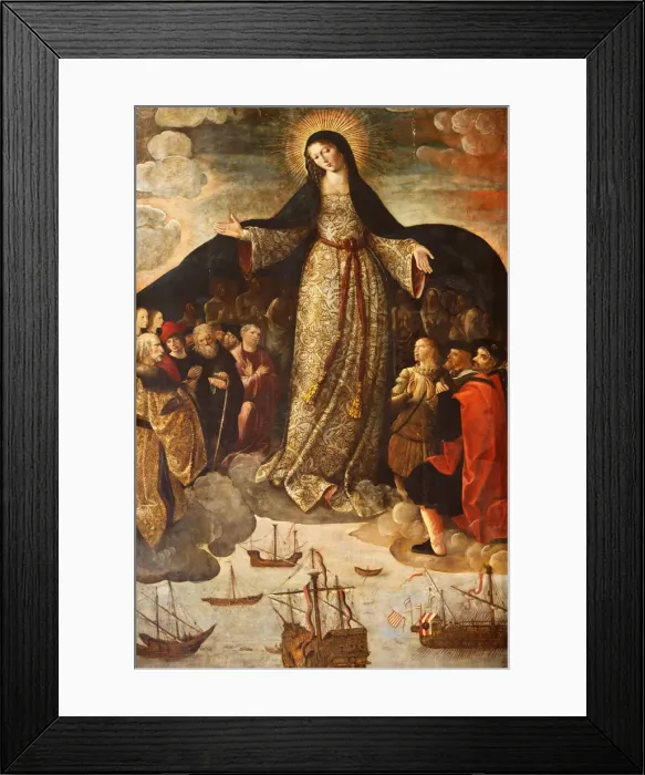 Framed Print : Retablo de la Virgen de los Mareantes (Altarpiece of the Virgin de los Mareantes) Framed Print : Retablo de la Virgen de los Mareantes (Altarpiece of the Virgin de los Mareantes)