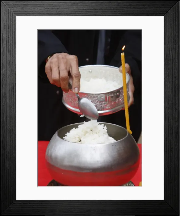 Framed Print : Alms bowls, Paris, France, Europe