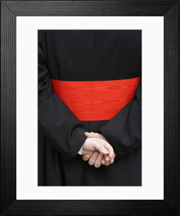 Framed Print : Catholic bishop, Paris, France, Europe Framed Print : Catholic bishop, Paris, France, Europe