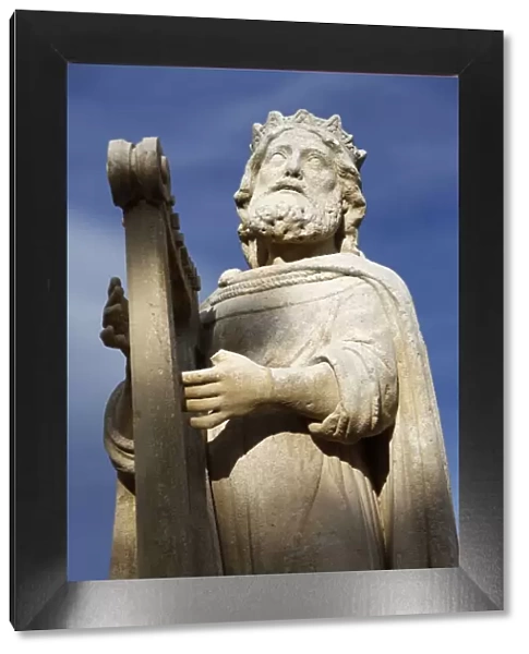 David statue in Salon de Provence, Bouches du Rhone, France, Europe