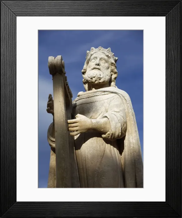 Framed Print : David statue in Salon de Provence, Bouches du Rhone, France, Europe Framed Print : David statue in Salon de Provence, Bouches du Rhone, France, Europe