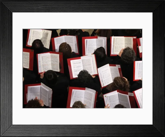 Framed Print : Concert in St. Etienne du Mont church, Paris, France, Europe Framed Print : Concert in St. Etienne du Mont church, Paris, France, Europe