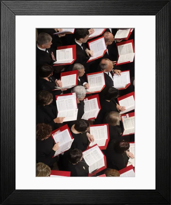 Framed Print : Concert in St. Etienne du Mont church, Paris, France, Europe Framed Print : Concert in St. Etienne du Mont church, Paris, France, Europe
