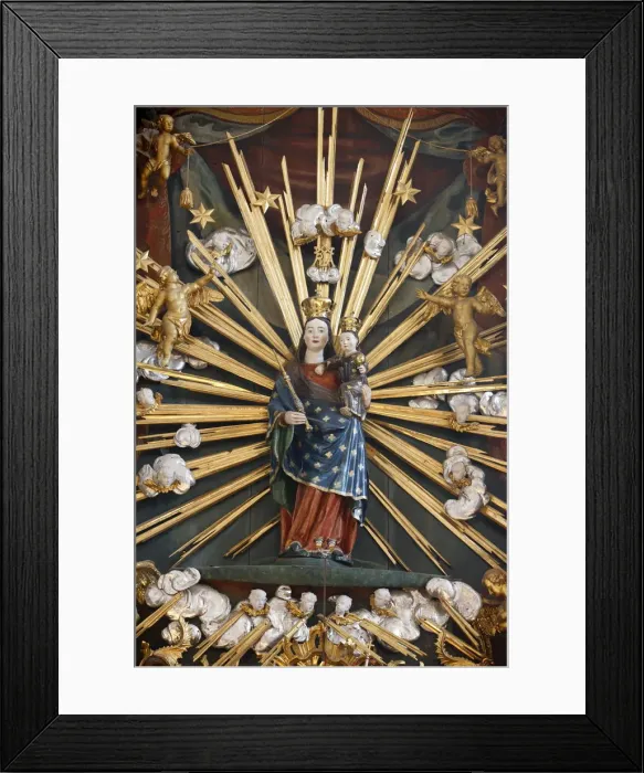 Framed Print : Virgin Mary on Baroque Altar, Mauer bei Melk church, Mauer bei Melk, Lower Austria Framed Print : Virgin Mary on Baroque Altar, Mauer bei Melk church, Mauer bei Melk, Lower Austria