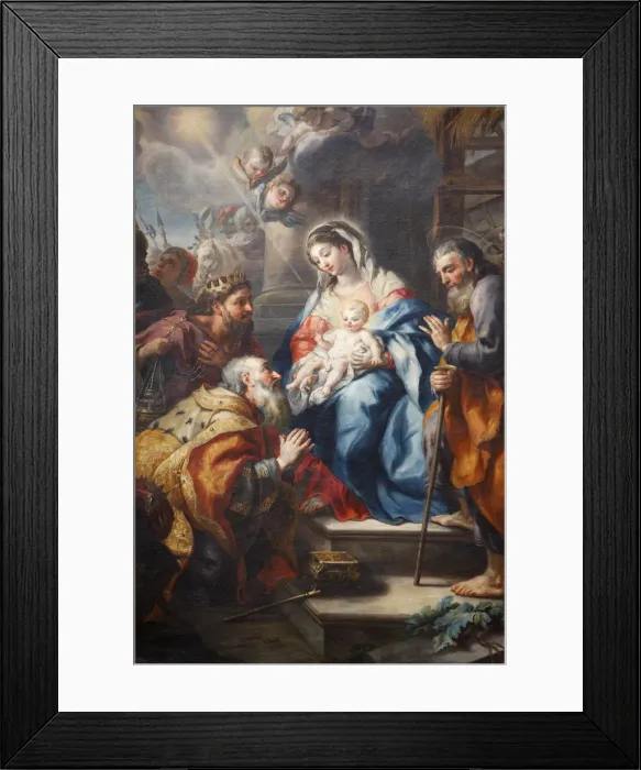 Framed Print : The Adoration of the Magi by J. M. Rottmayr dating from 1723, Melk Abbey, Lower Austria Framed Print : The Adoration of the Magi by J. M. Rottmayr dating from 1723, Melk Abbey, Lower Austria