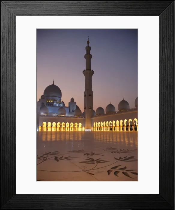 Framed Print : Sheikh Zayed Grand Mosque, the biggest mosque in the U. A. E Framed Print : Sheikh Zayed Grand Mosque, the biggest mosque in the U. A. E