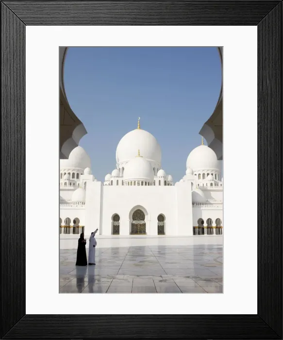 Framed Print : Sheikh Zayed Grand Mosque, the biggest mosque in the U. A. E Framed Print : Sheikh Zayed Grand Mosque, the biggest mosque in the U. A. E