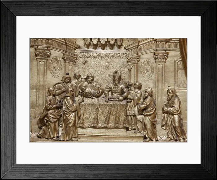Framed Print : Jesus at the Temple, Melk Abbey, Melk, Lower Austria, Austria, Europe