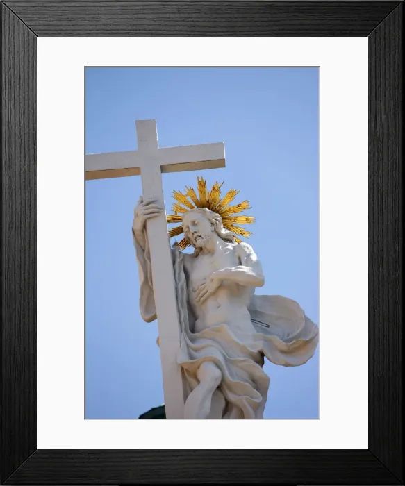 Framed Print : Christ and the cross, Resurrection, Melk Abbey, Melk, Lower Austria, Austria, Europe Framed Print : Christ and the cross, Resurrection, Melk Abbey, Melk, Lower Austria, Austria, Europe