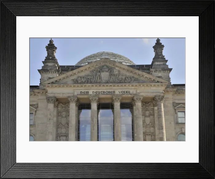 Framed Print : Reichstag, Berlin, Germany, Europe Framed Print : Reichstag, Berlin, Germany, Europe
