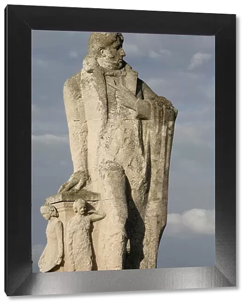 Statue of Francois-Rene de Chateaubriand, St. Malo, Ille-et-Vilaine, Brittany, France