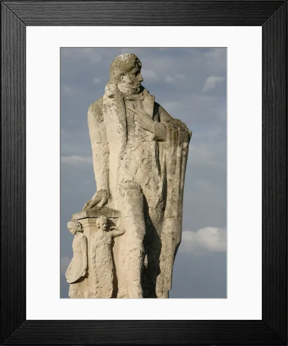 Framed Print : Statue of Francois-Rene de Chateaubriand, St. Malo, Ille-et-Vilaine, Brittany, France Framed Print : Statue of Francois-Rene de Chateaubriand, St. Malo, Ille-et-Vilaine, Brittany, France
