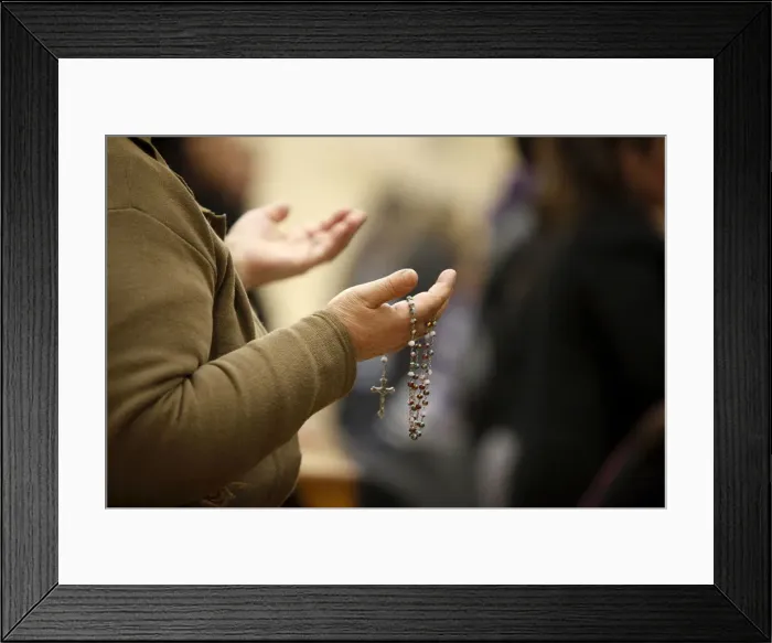 Framed Print : Maundy Thursday celebration in St. Thomas Chaldean church, Sarcelles, Val d Oise Framed Print : Maundy Thursday celebration in St. Thomas Chaldean church, Sarcelles, Val d Oise