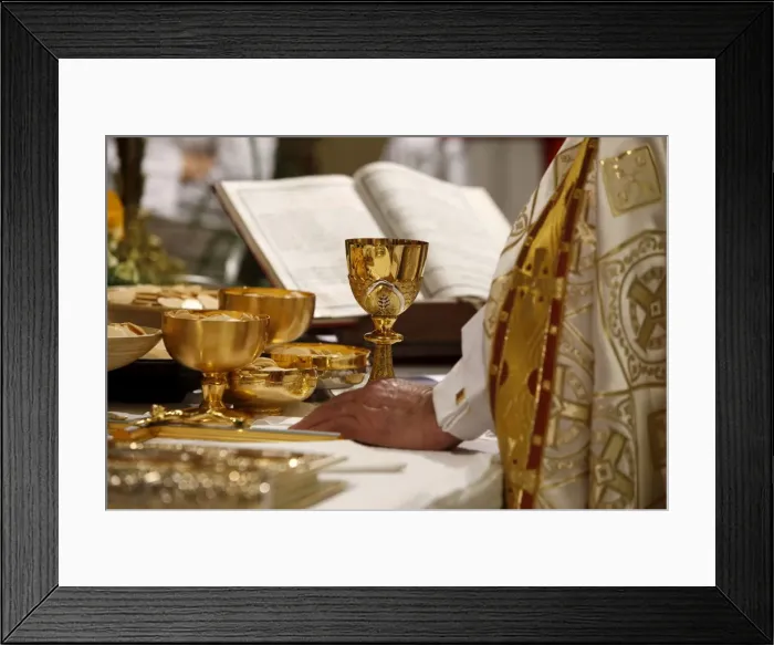 Framed Print : Easter vigil in St. Thomas Chaldean church, Sarcelles, Val d Oise, France, Europe Framed Print : Easter vigil in St. Thomas Chaldean church, Sarcelles, Val d Oise, France, Europe