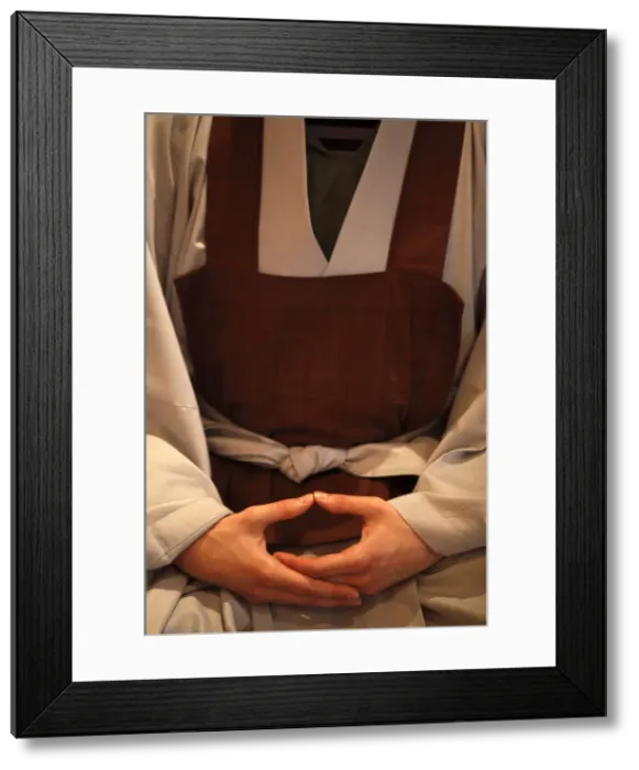 Framed Print : Participant in the Wesak festival celebrating Buddhas birthday Framed Print : Participant in the Wesak festival celebrating Buddhas birthday