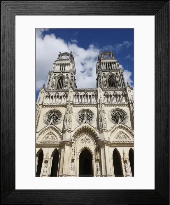 Framed Print : Western facade of Sainte-Croix (Holy Cross) cathedral, Orleans, Loiret, France, Europe Framed Print : Western facade of Sainte-Croix (Holy Cross) cathedral, Orleans, Loiret, France, Europe