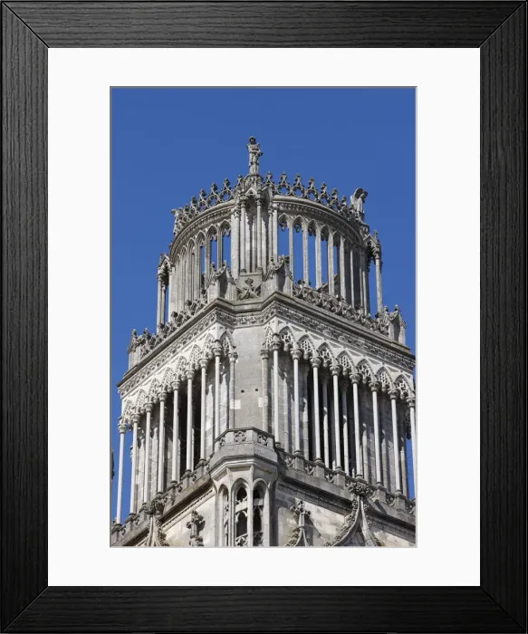 Framed Print : Tower of Sainte-Croix (Holy Cross) cathedral, Orleans, Loiret, France, Europe Framed Print : Tower of Sainte-Croix (Holy Cross) cathedral, Orleans, Loiret, France, Europe