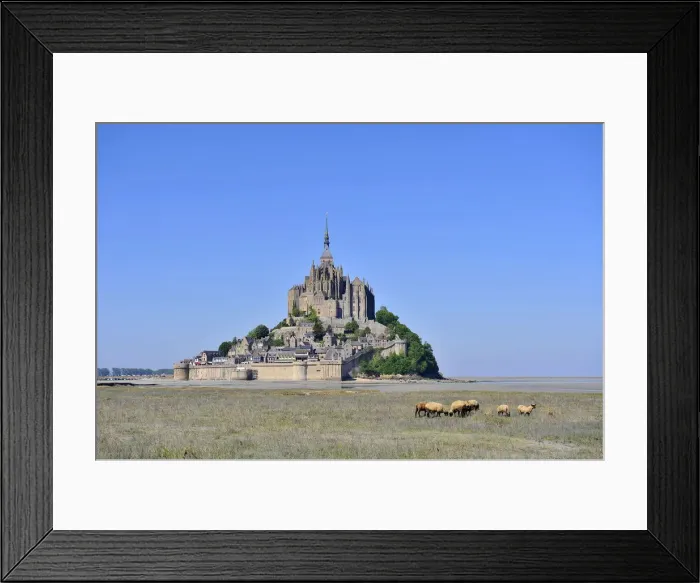 Framed Print : Abbey of Mont Saint-Michel, UNESCO World Heritage Site, Normandy, France, Europe Framed Print : Abbey of Mont Saint-Michel, UNESCO World Heritage Site, Normandy, France, Europe