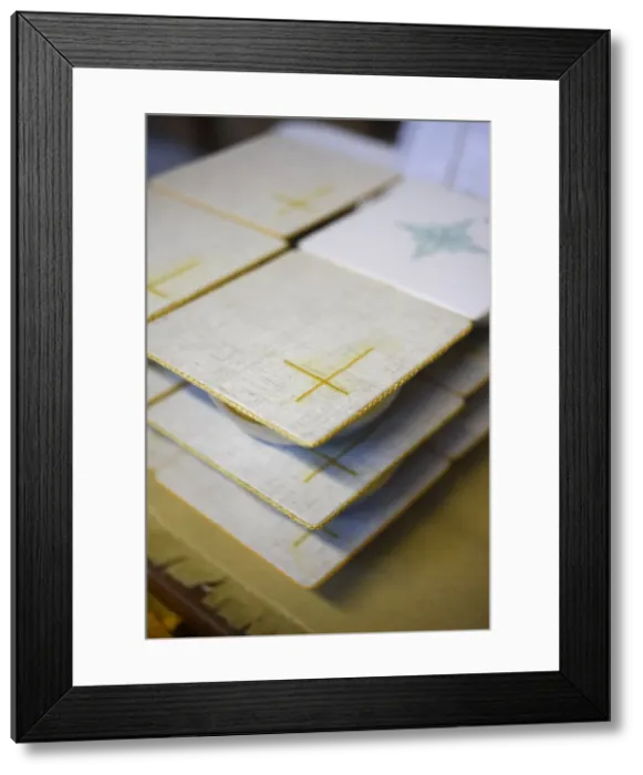 Framed Print : Host wafers, Annecy, Haute-Savoie, France, Europe