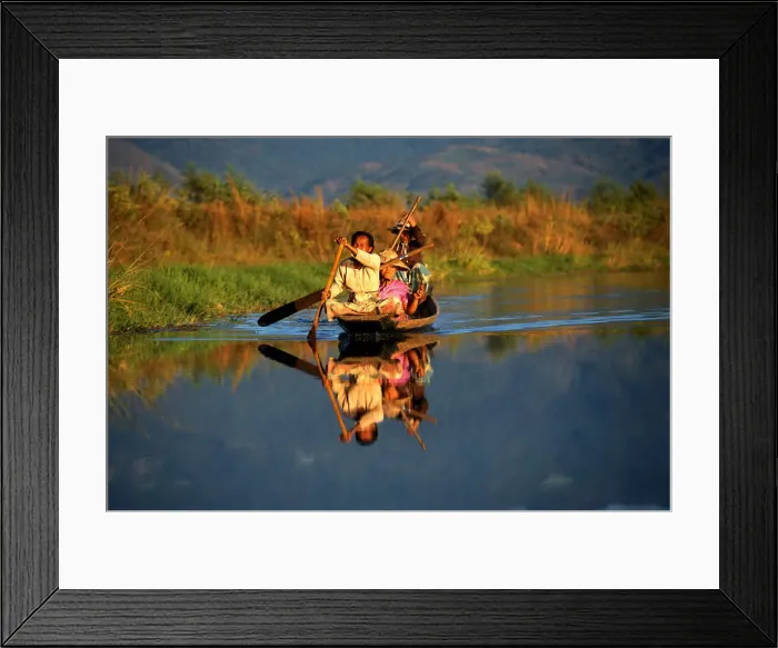 Framed Print : Inle lake, Shan States, Myanmar, Asia Framed Print : Inle lake, Shan States, Myanmar, Asia