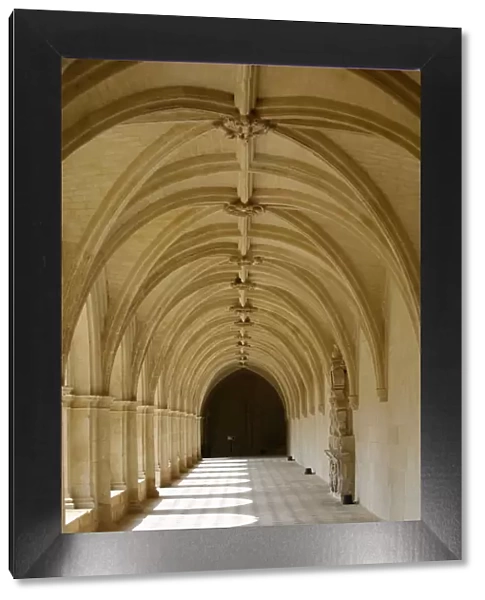 Cloister, Fontevraud Abbey, Fontevraud, Maine-et-Loire, France, Europe