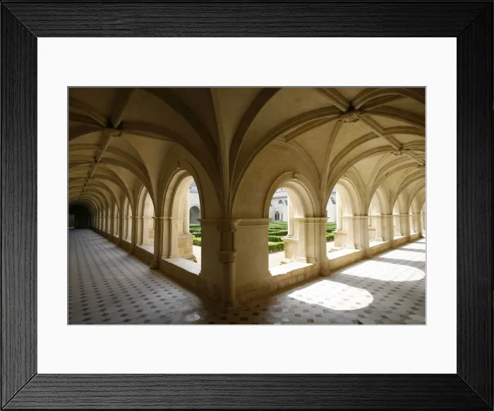 Framed Print : Cloister, Fontevraud Abbey, Fontevraud, Maine-et-Loire, France, Europe Framed Print : Cloister, Fontevraud Abbey, Fontevraud, Maine-et-Loire, France, Europe
