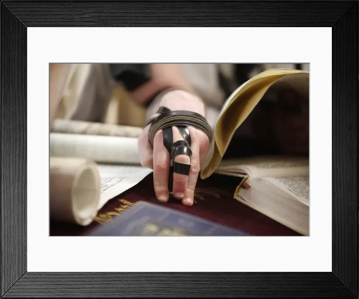Framed Print : Reading the Book of Esther during Purim celebration in a synagogue, Montrouge Framed Print : Reading the Book of Esther during Purim celebration in a synagogue, Montrouge