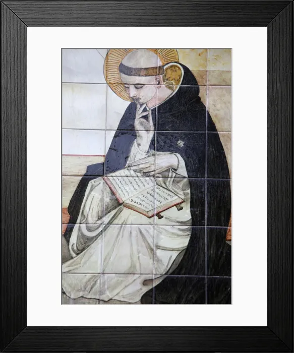 Framed Print : Tilework mosaic of Santo Domingo, Granada, Andalucia, Spain, Europe Framed Print : Tilework mosaic of Santo Domingo, Granada, Andalucia, Spain, Europe