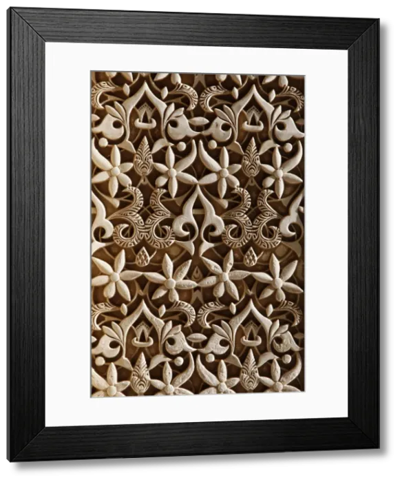 Framed Print : Detail, Nasride Palace sculptures, Alhambra, UNESCO World Heritage Site, Granada Framed Print : Detail, Nasride Palace sculptures, Alhambra, UNESCO World Heritage Site, Granada