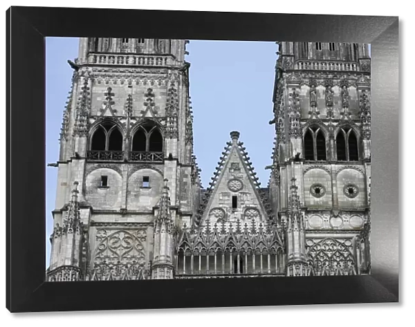 St. Gatien Cathedral, Tours, Indre-et-Loire, France, Europe