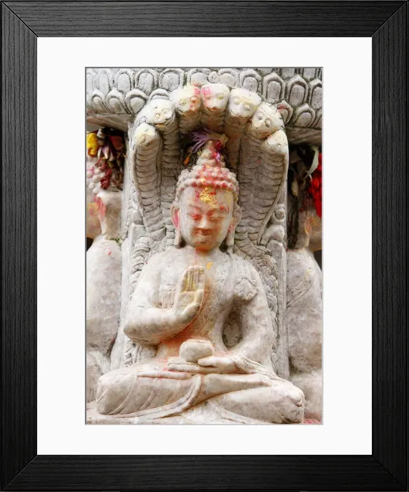 Framed Print : Buddha bestowing blessing, Kirtipur, Nepal, Asia Framed Print : Buddha bestowing blessing, Kirtipur, Nepal, Asia